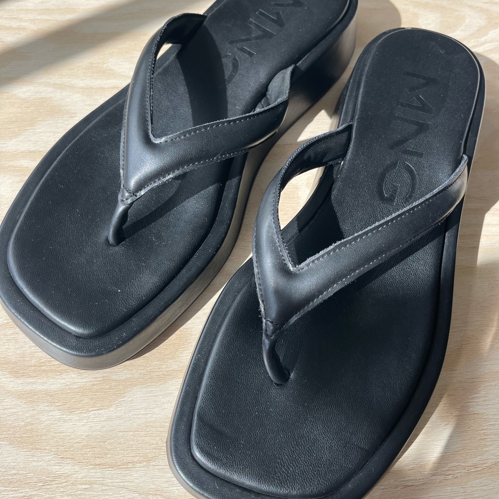 Mango Platform Strap Sandals